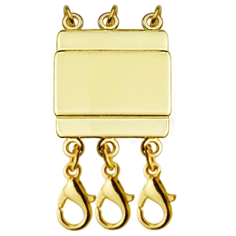 Многослойное ожерелье с застежкой многослойное магнитная застежка