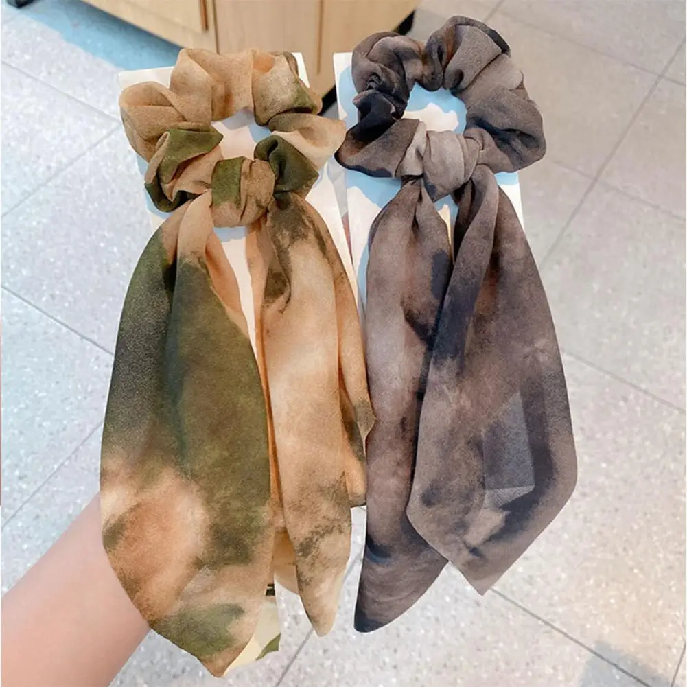 

Stylish Elegant Long Tassel Hair Scrunchie Elastic Hair Rope Headwear Temperament