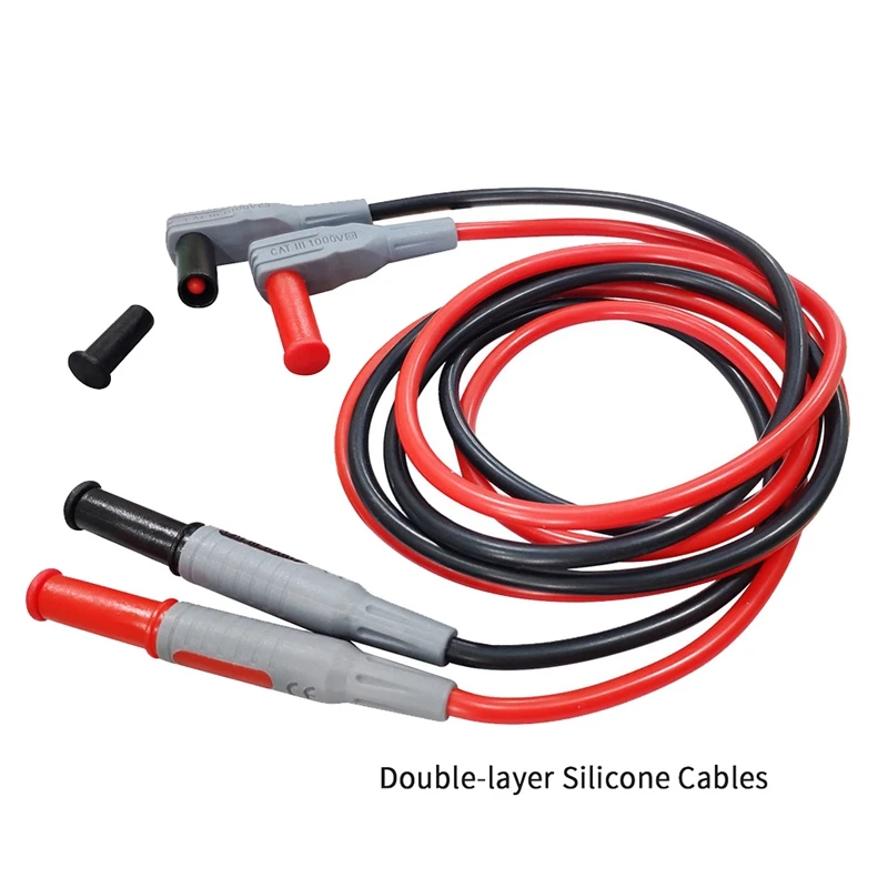 P1308D 25 шт. мультиметр силиконовый испытательный свинцовый комплект с фотогаечным