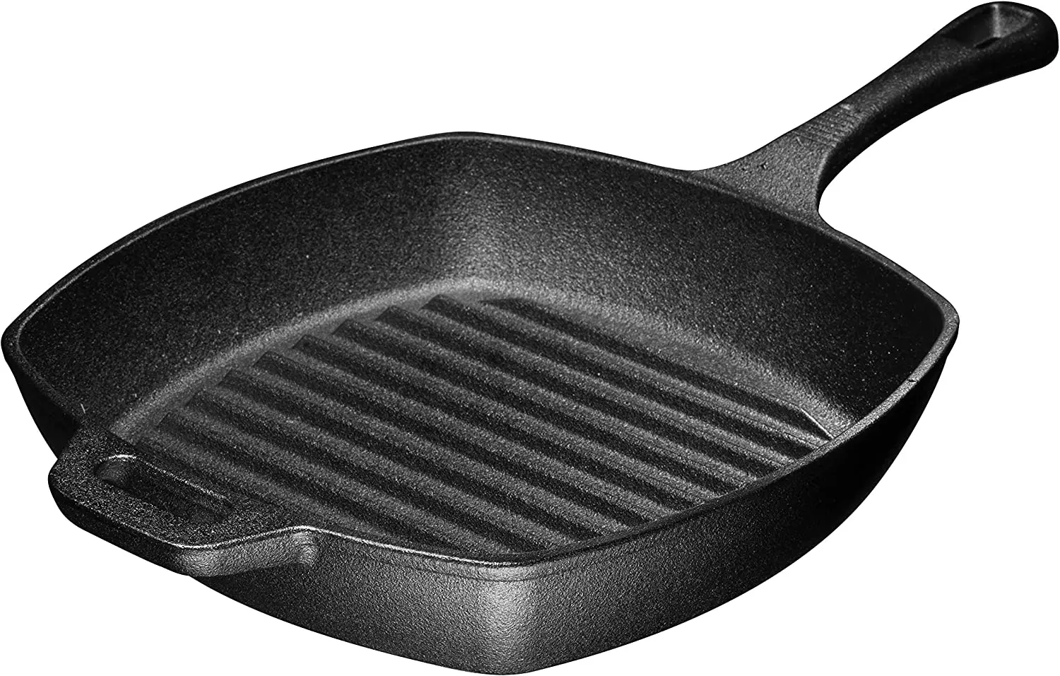 

10 Inch Square Cast Iron Grill Pan Skillet Grill Pan With Easy Grease
