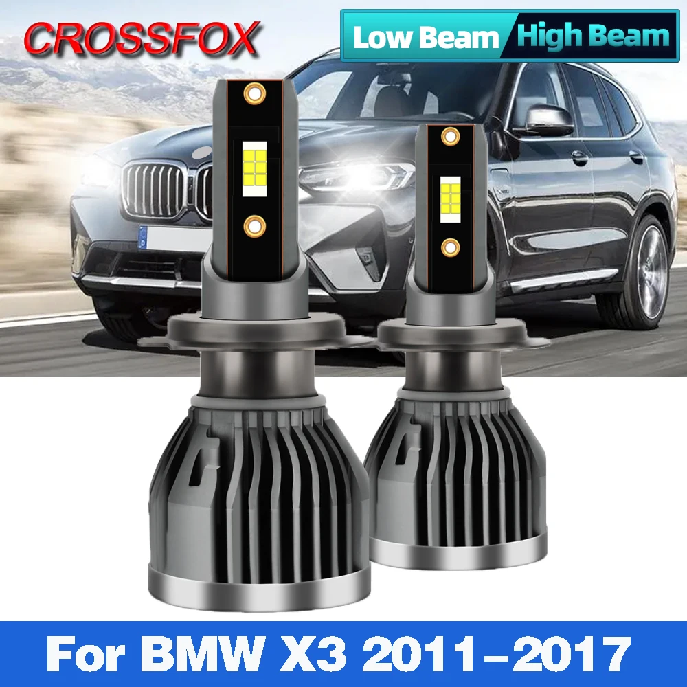 

120W 20000LM H7 Canbus Car Headlight Bulb Turbo Lamp 6000K White 12V Auto Headlamp For BMW X3 2011 2012 2013 2014 2015 2016 2017