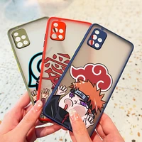 naruto cute anime for samsung galaxy a72 a52 a71 a51 a70 a32 a21s a03s a02s a12 5g 4g frosted translucent phone case capa cover