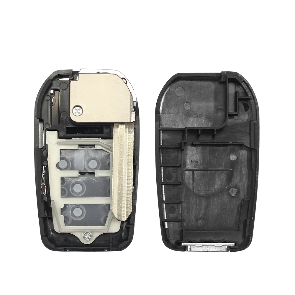 KEYYOU Fob 2/3/4 кнопки Модифицированный Корпус ключа откидной Чехол для Toyota Tacoma Rav4 Sequoia