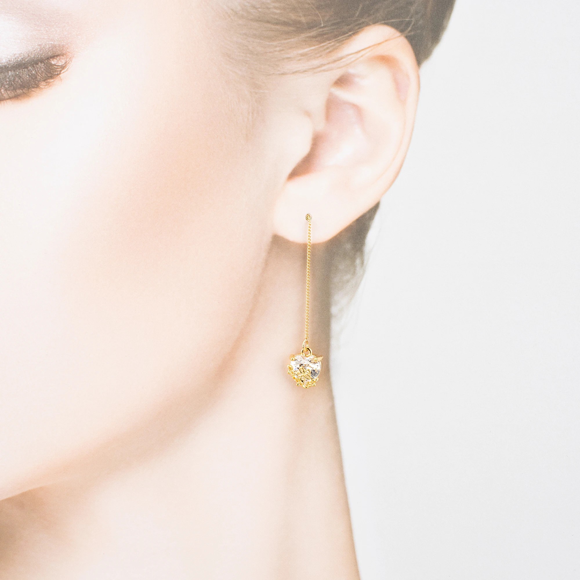 GUFEATHER 6 шт./лот MG12 ювелирные аксессуары 18-каратное золото с родиевым покрытием