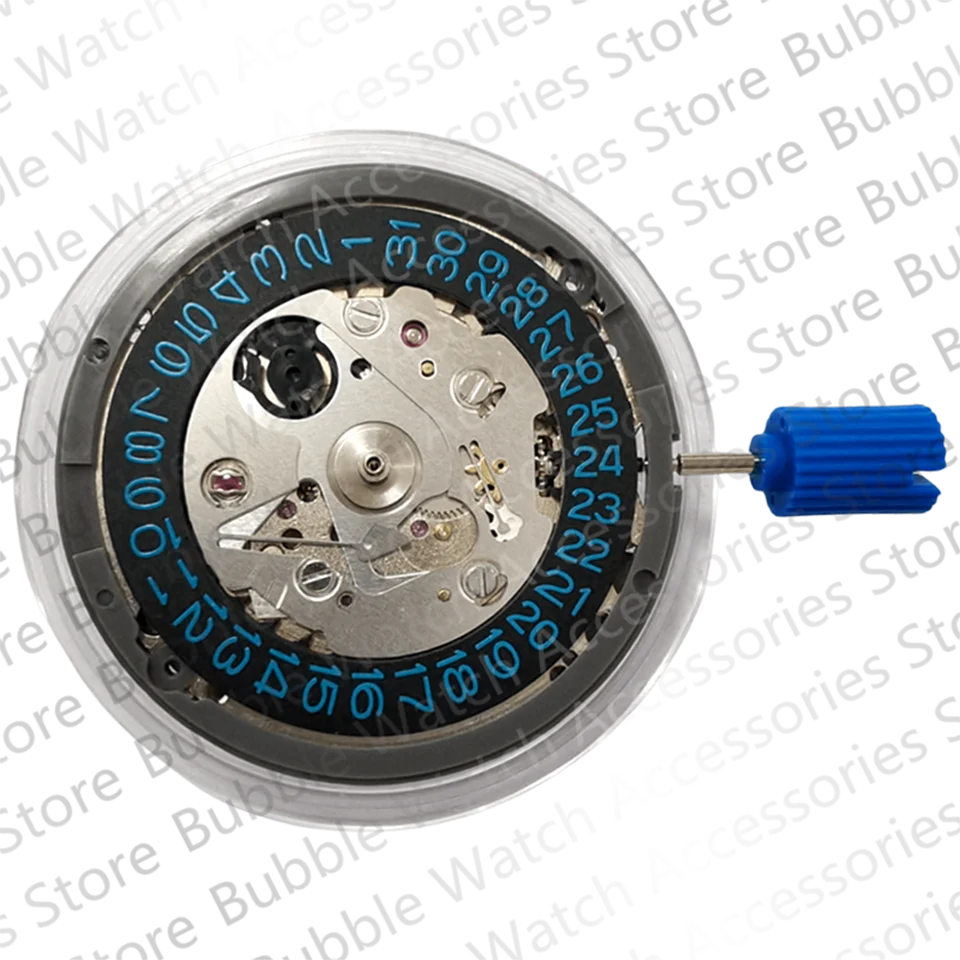 NH35a автоматический механический механизм синие красные белые цифры дата-колесо