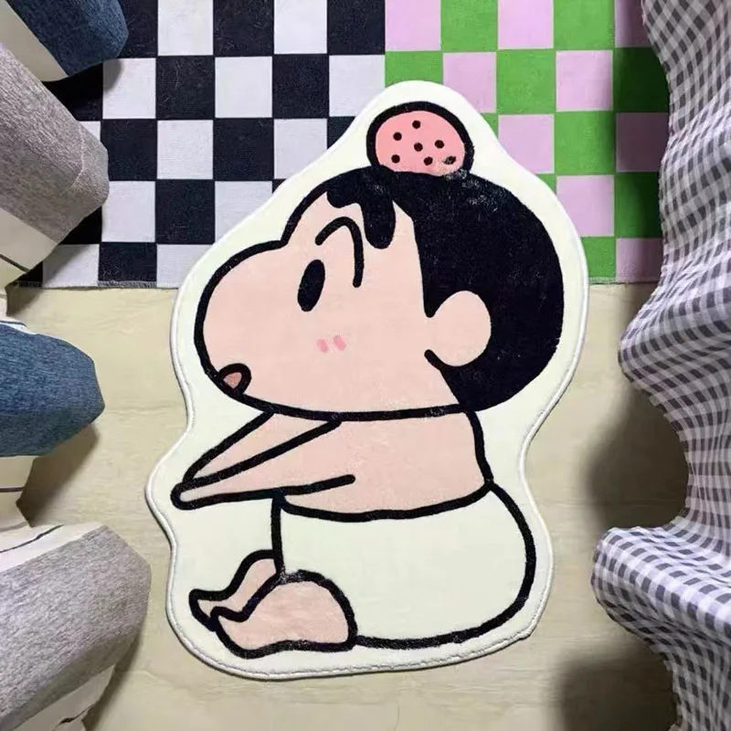 Симпатичный не скользящий водовпитывающий коврик Crayon Shin-Chan для ног милый