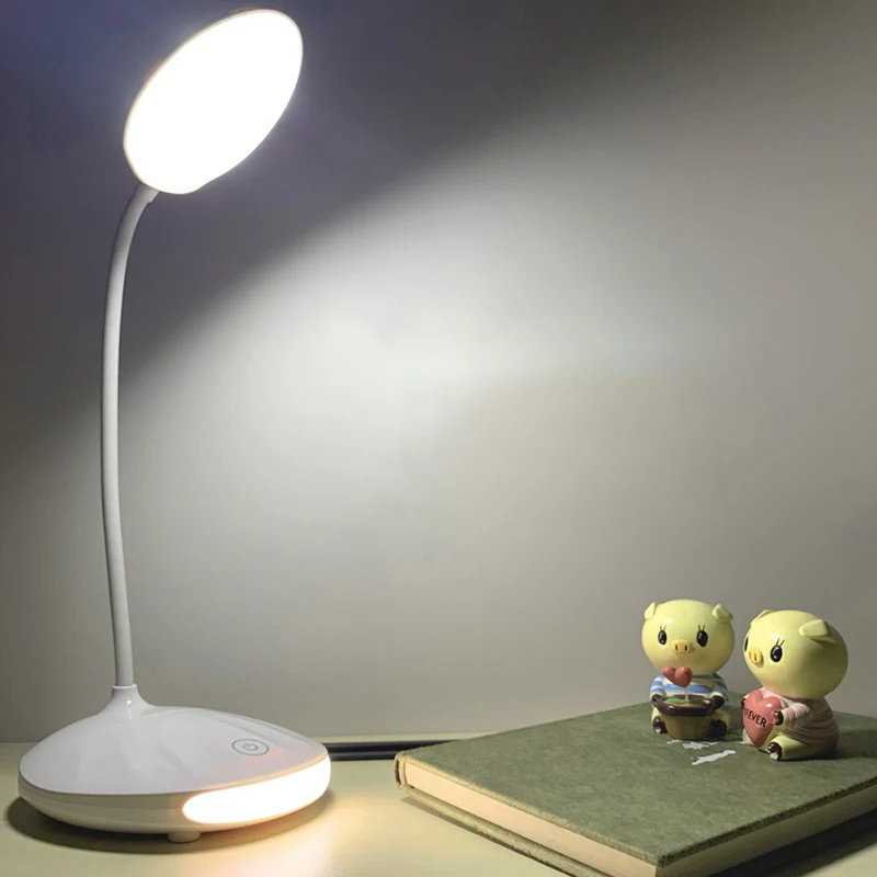 

LED Desk Lamp Battery Eye Protection Desk Lamp Reading Lamp ,Portable Flexible Neck Eye-Caring Table Reading Lights for Reading