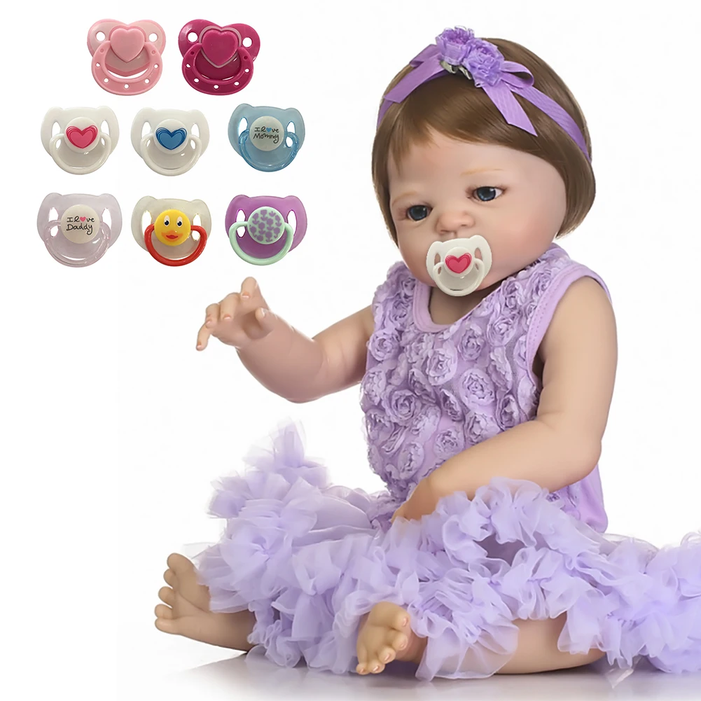 

Lovely Reborn Doll Magnetic Pacifier Accessories Magnet Dummy Nipples Soother For New Reborn Baby Dolls Kids Toy Birthday Gifts