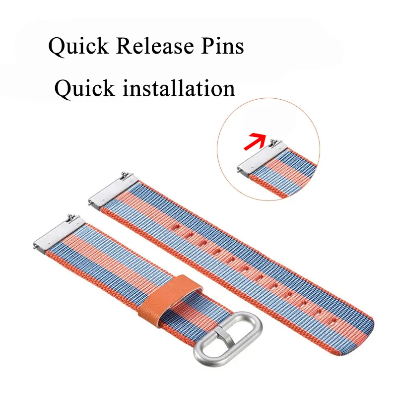 Braided Nylon Strap For Huawei Watch GT3 GT2 GT 3 pro GT 2 Pro Replacement Wristband for Huawei Watch 3/3 pro,20/ 22mm Watchband