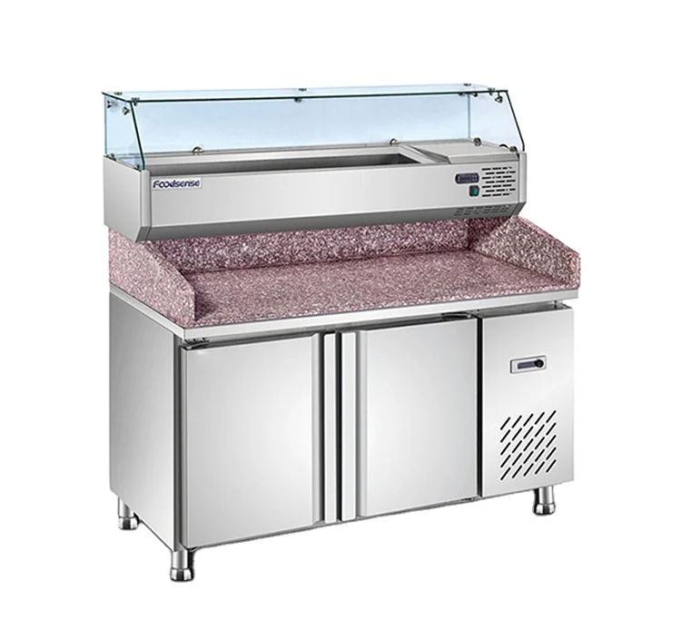 

Guangdong Refrigerator Countertop Refrigerator Commercial Refrigerator Freezer Pizza Table Fridge Kitchen Equipment
