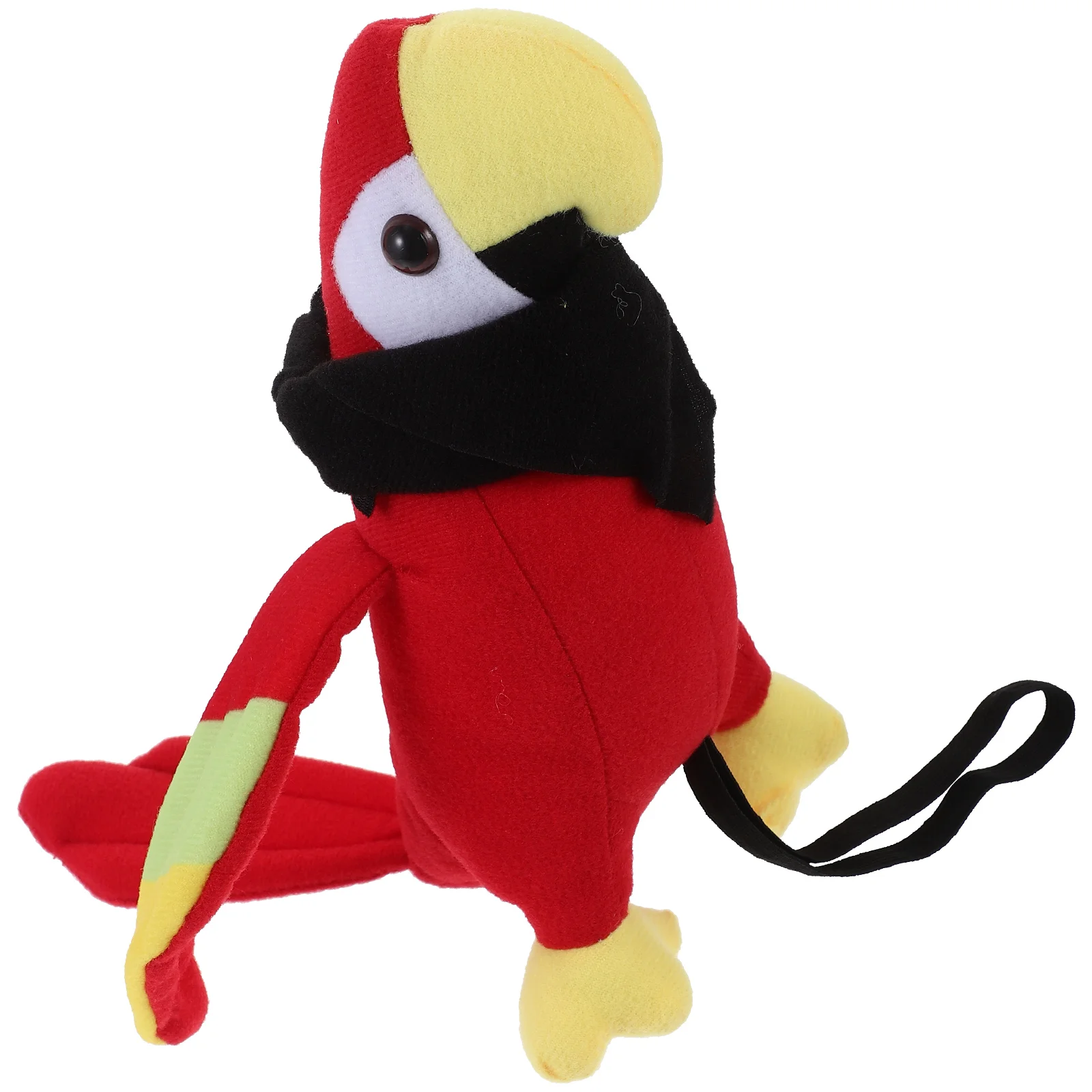 

Pirate Parrot Prop Plush Animal Toy Halloween Adorable Pirate Parrot for Shoulder for Halloween