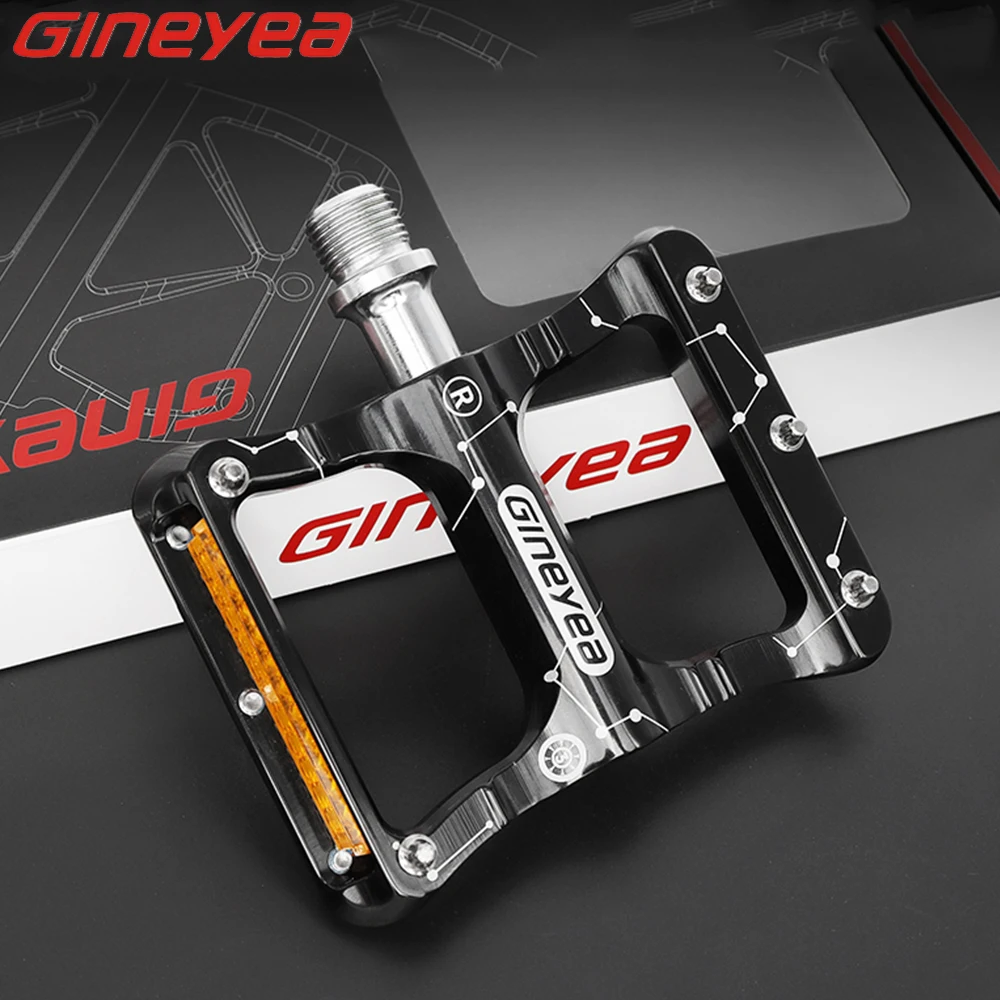 Gineyea K310S противоскользящая велосипедная педаль с 3 подшипниками сверхлегкая из