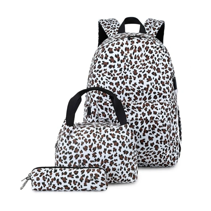 

Многофункциональный рюкзак для студентов, женская школьная сумка для книг с цветочным принтом, сумка для ланча