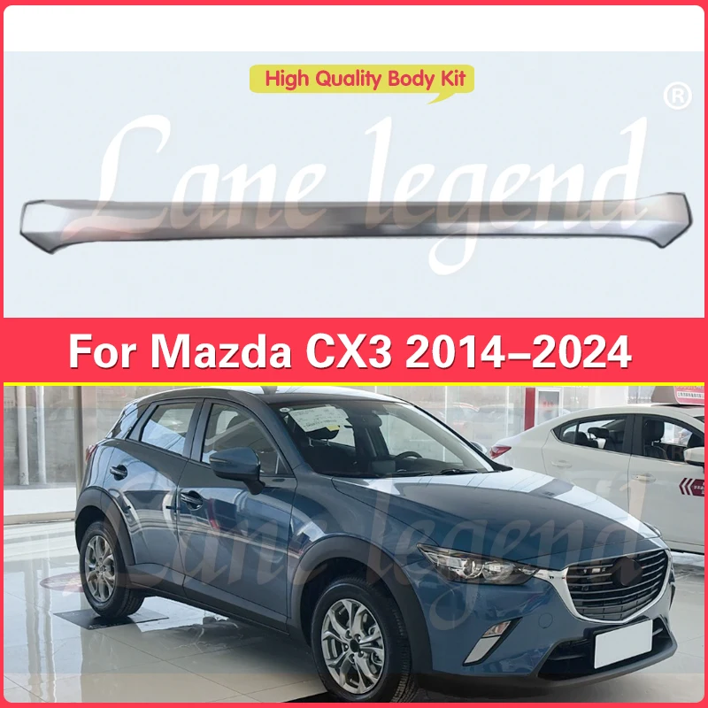 Качественный сплиттер для переднего бампера Mazda CX3 CX-3 2014-2024 передний бампер