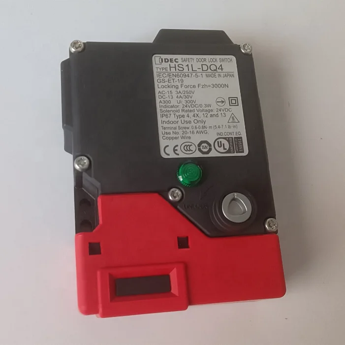 Безопасный пружинный блокировочный переключатель IDEC типа HS1L-DQ44KMSR-G Oringlan и новый в