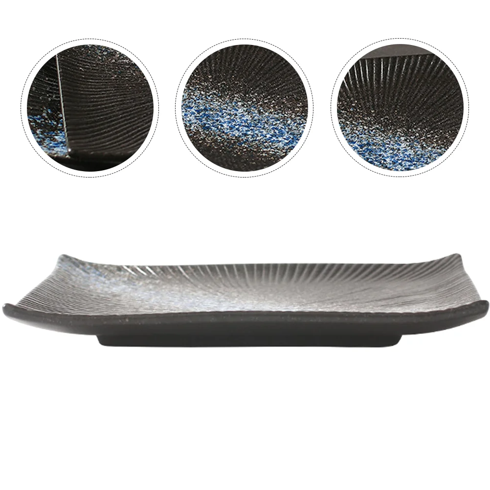 

Daily Use Steak Plate Restaurant Sushi Plate Household Dessert Tray Sushi Accessory