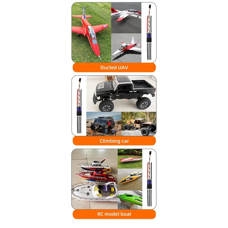 Бесщеточный Электрический регулятор скорости 2-8S 120A 28120 кГц