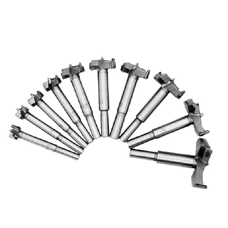 

HOT SALE New 10Pc Forstner Bit Set Wood Milling Cutter Window Woodworking Hinge Hole Saw Cutting Auger Core Drilling
