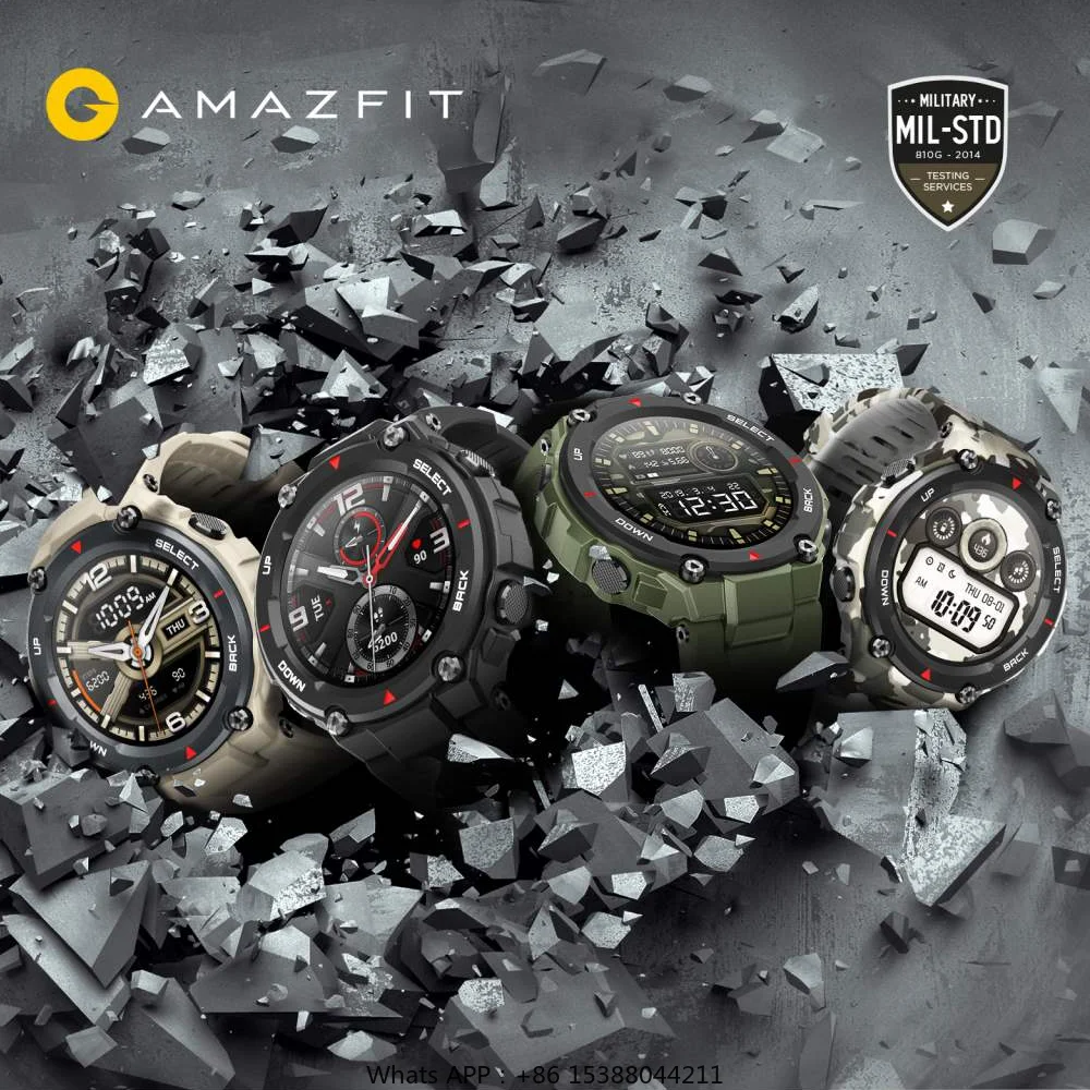 Восстановленная машина T-Rex Смарт-часы 5ATM Водонепроницаемые умные часы