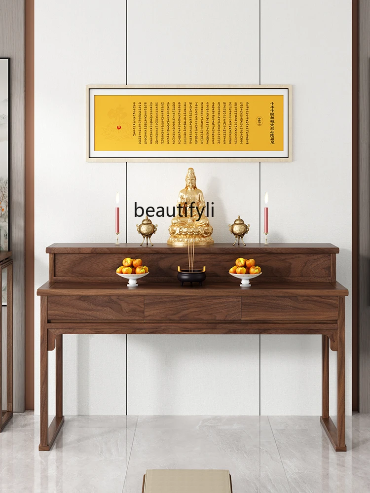 Стол из массива дерева домашний двухуровневый стол Будды буддийский gongtai новый