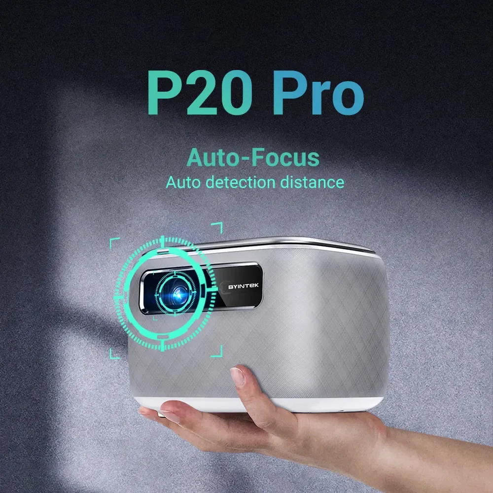 R20pro DLP 4K 3D-проектор Android9.0 2G 32G Дневный проектор высокой яркости с зумом 5GWifi BT Airplay