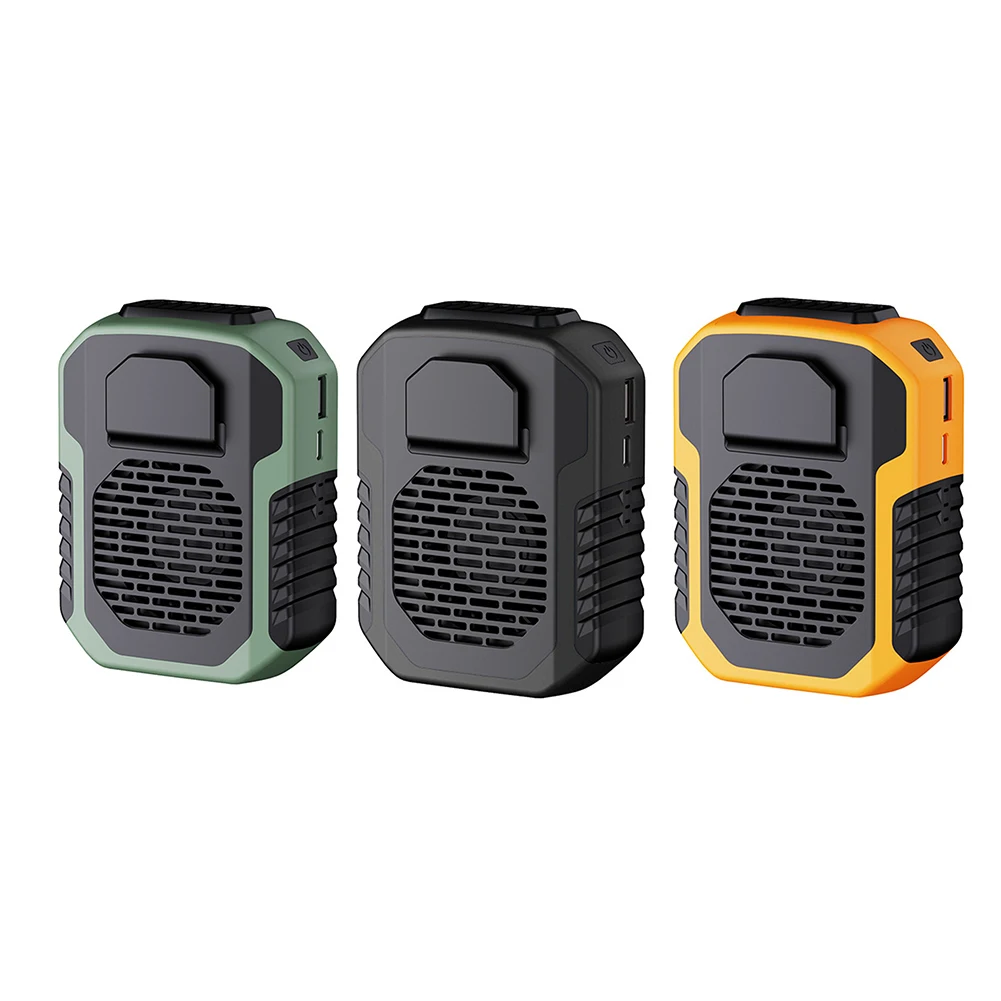 

6000mA Portable Waist Fan USB Air Conditioning Hanging Neck Mini Fan Exhaust Fan Outdoor Sports Air Conditioning Cooling Artifac