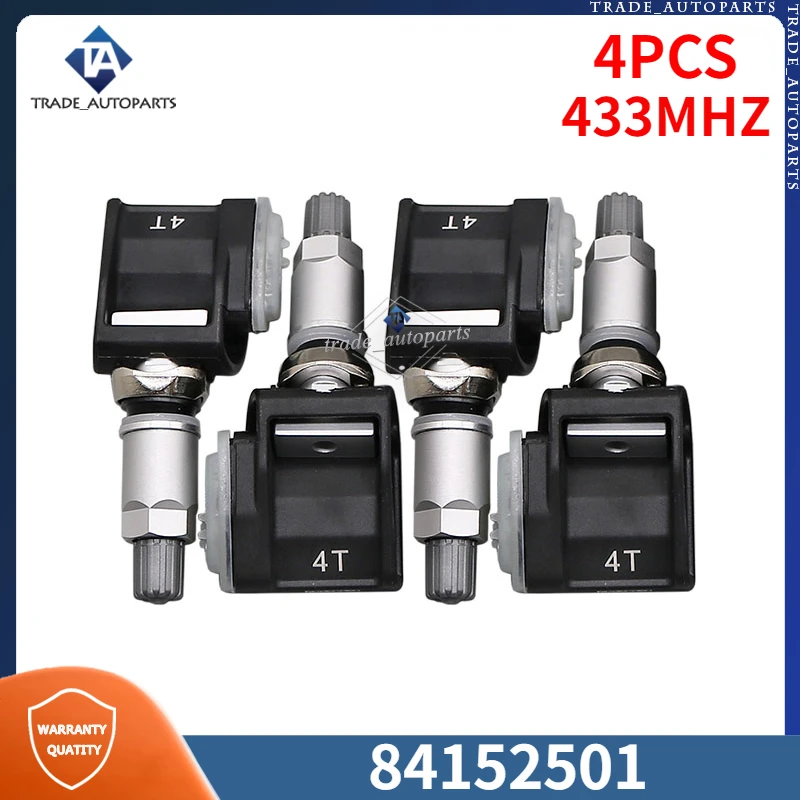 84152501 Датчик контроля давления в шинах 4 шт. для Cadillac Escalade Chevrolet Silverado 1500 Suburban Tahoe GMC