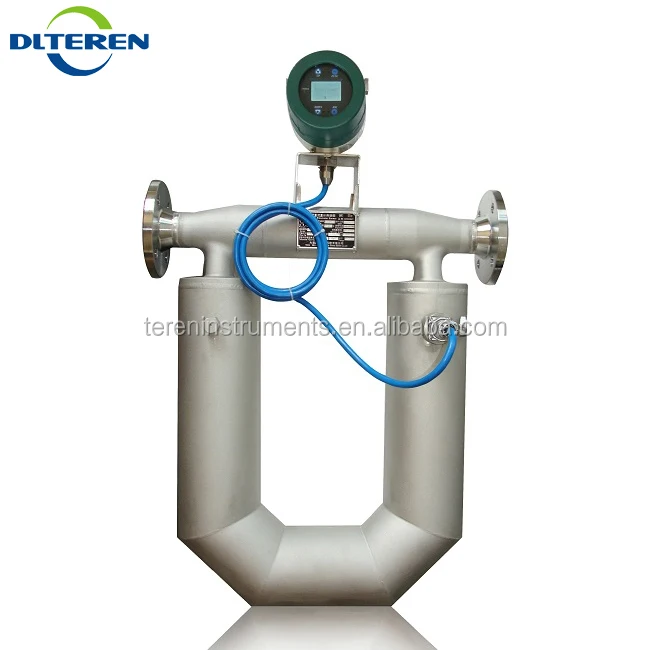 

high reliability Compact Drainable Coriolis Mass Flow Meter and Density 1inch