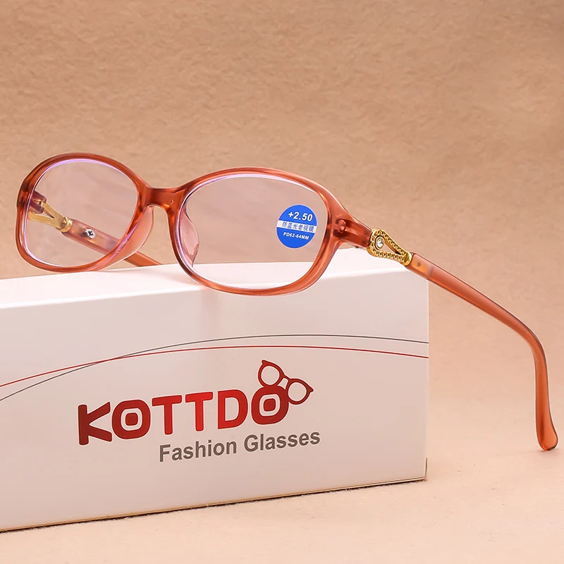 Vintage Anti-Blue Light Reading Glasses Women Presbyopia Men Computer Optical Hyperopia Eyewear+1.0+1.5+2.0+2.5+3.0 |