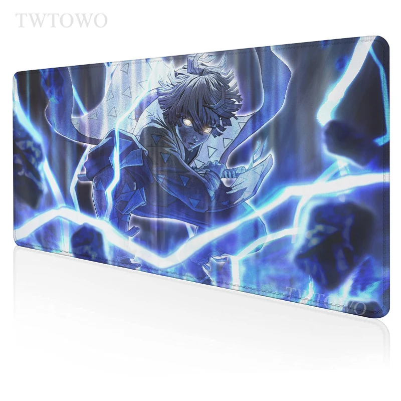 

Anime Demon Slayer Kimetsu No Yaiba Mouse Pad Gamer XL New Home Mousepad XXL Carpet Natural Rubber Soft PC Mouse Mat Mice Pad