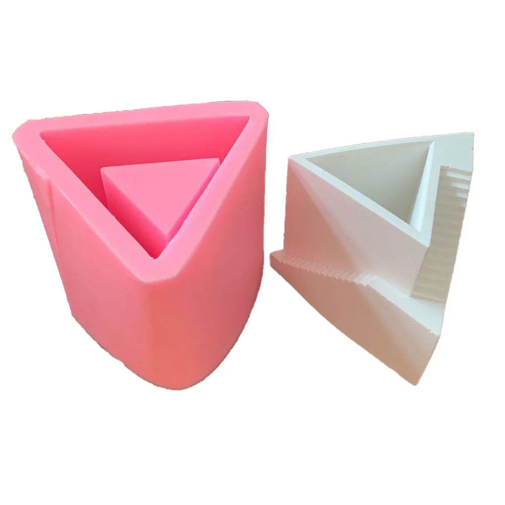 

DIY Cement Flower Pot Silicone Mold Succulent Flowerpot Clay Cement Plaster Molds DIY Home Garden Creative Flower Pots Mould