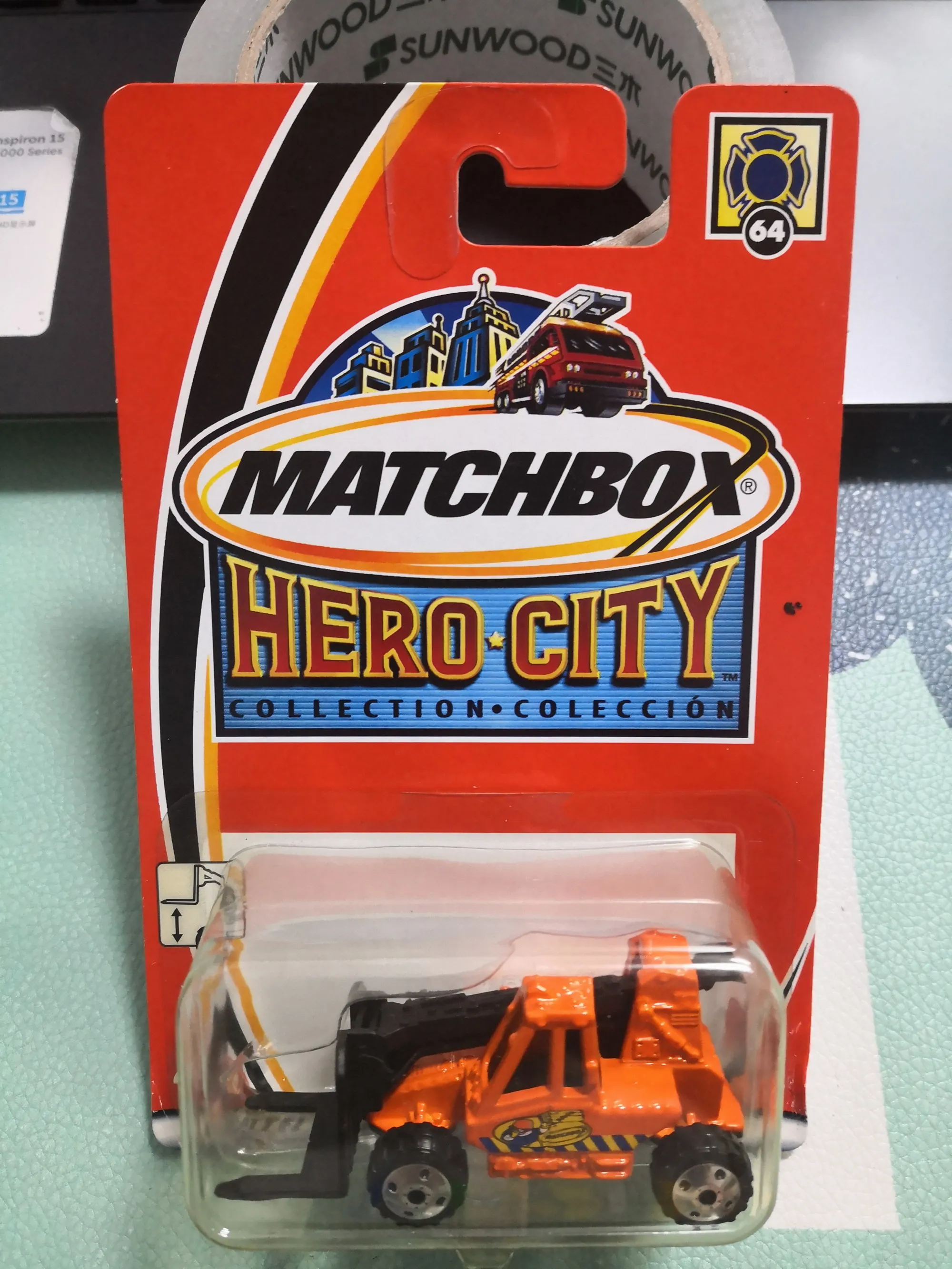 

Вилочный подъемник № 64 1/64, металлическая Коллекционная модель под давлением, игрушечная машинка