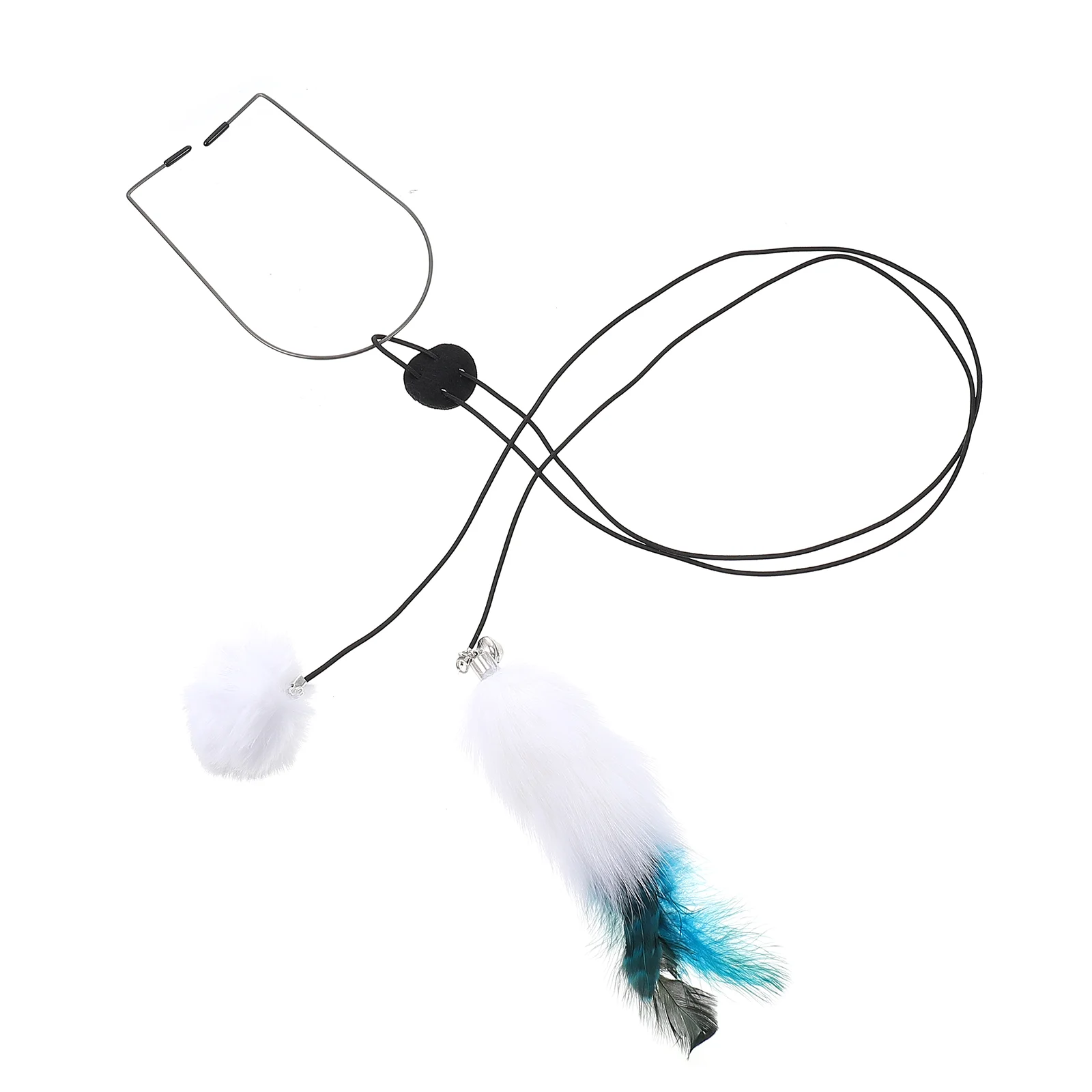 

Hanging Door Tease Cat Pet Toy Plush Balls Teaser Kitten Teasing Stick Interactive Toys