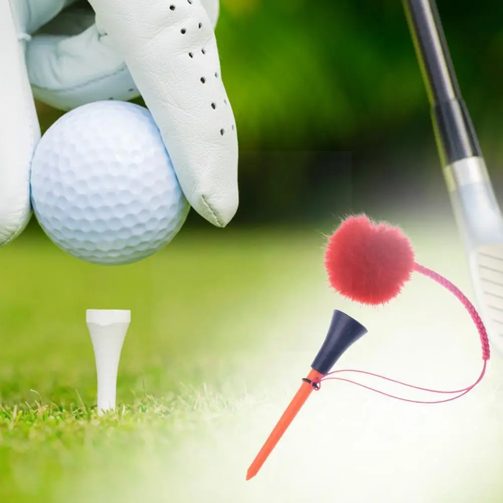 

1pcs Golf Ball Spike Anti-lost Handmade Rope Golf Accessories Random Color T2u9