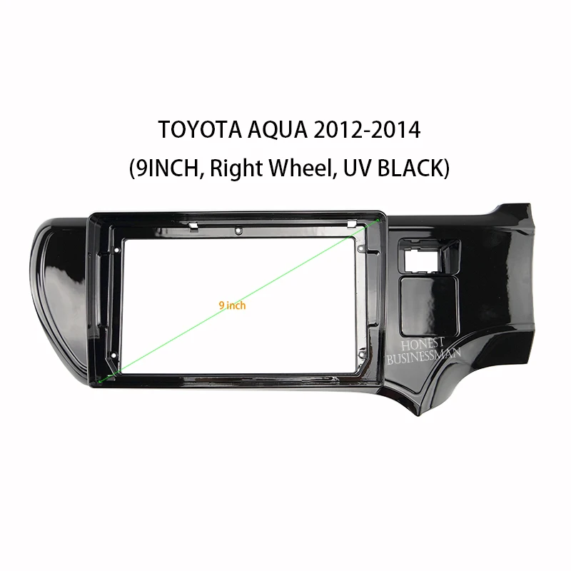 

9 inch Fasxia Car Audio Frame Car Radio Fascia,gps navigation fascia panel is suitable for 2012-2014 TOYOTA AQUA