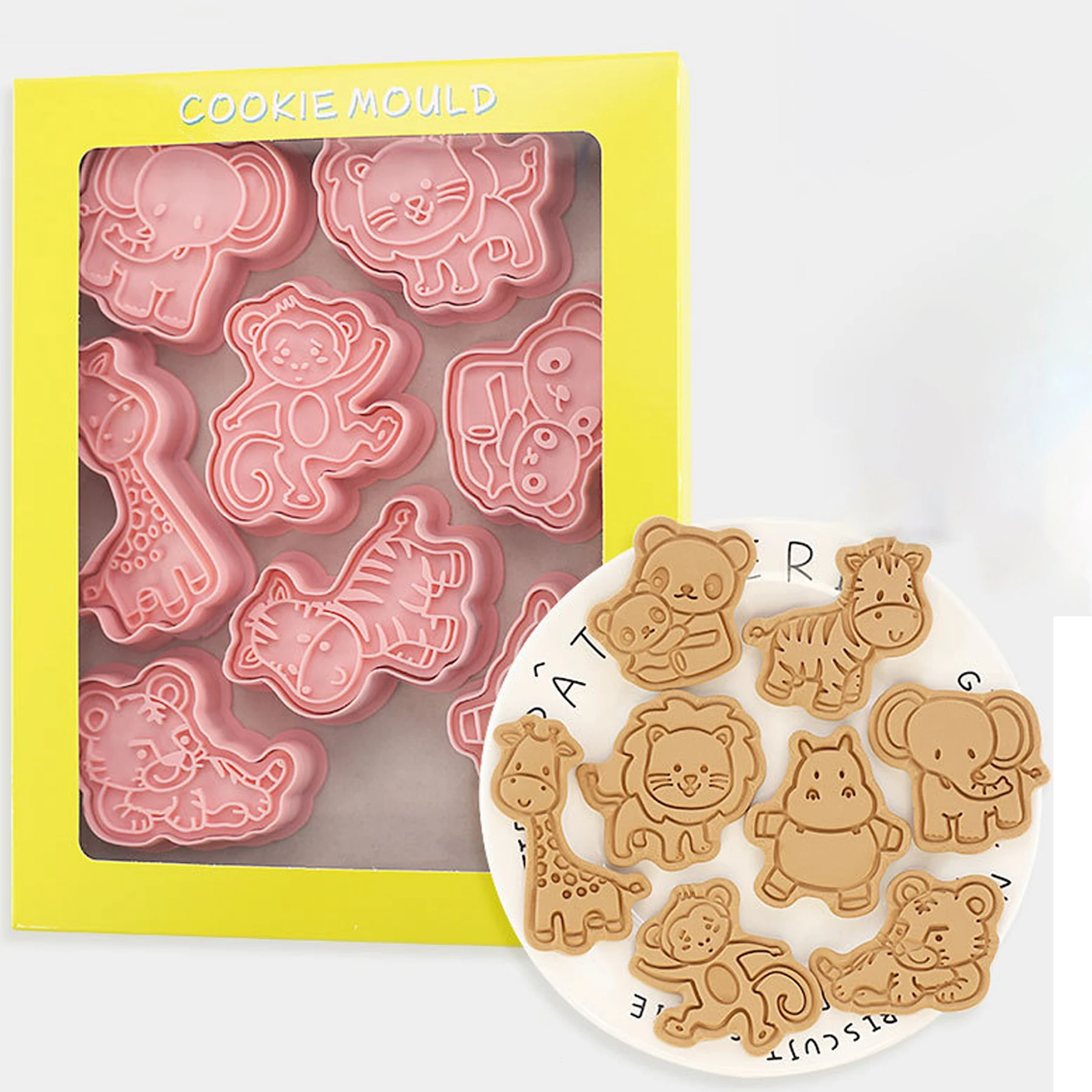 

8 шт./набор, 3d формочки для печенья