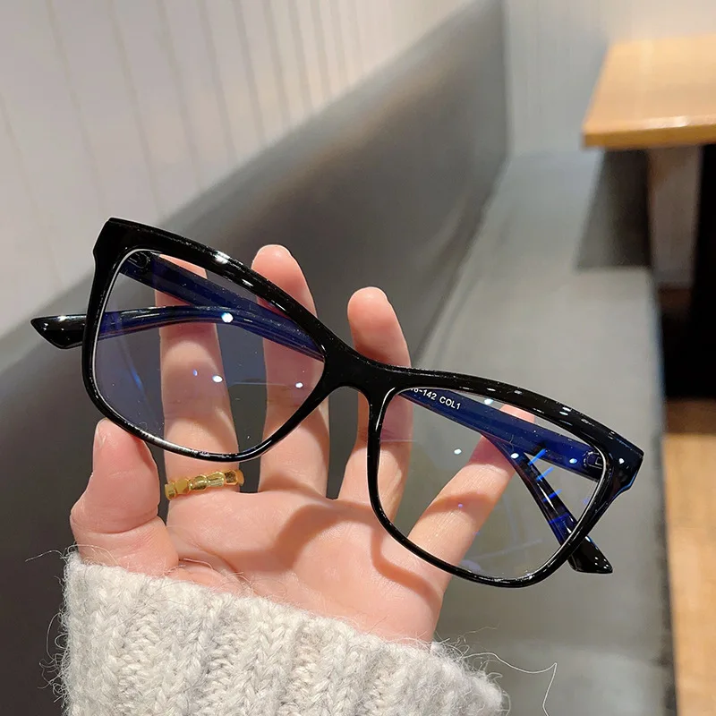 

Fashion Square Anti-blue Light Eyeglasses Women's Trend Colorful Big Glasses Frame Unisex Optical Computer Eyewear Spectacle