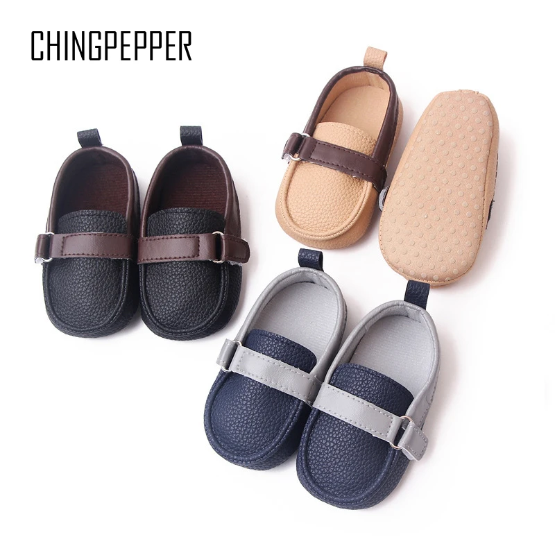 

Brand Infant Crib Shoes for Boys Loafers Toddler Soft Sole Leather Moccasins Baby Items Bebes Accessories Newborn Footwear 0-18M