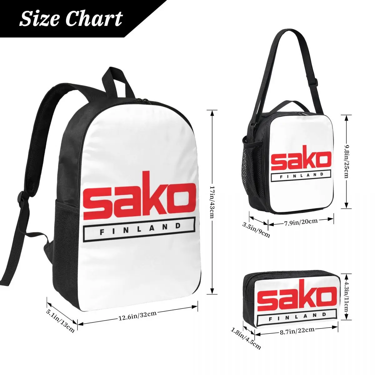 Фото Рюкзак SAKO ARMS для студентов, школьный ранец, походный/туристический рюкзак для мальчиков и девочек, сумка через плечо №3