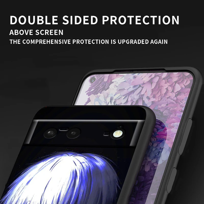 Т-Токио G-Ghoul Art Cool для Google Pixel 9 8 7A 7 6A 6 5A 5 4 4A XL 5G черный силиконовый ударопрочный