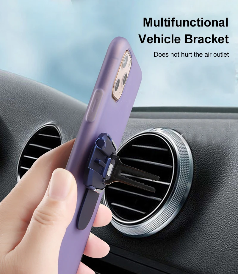 

Universal Car Mobile Phone Holder Auto Air Vent Clip Mount Stand Fixed Bracket Desktop Smartphone Holder Auto Accessories 1pc