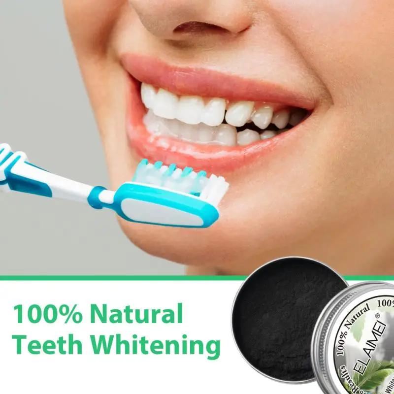 

Coconut Bamboo Charcoal Whitening Tooth Powder Toothpaste Cleansing Remove Stains Fresh Breath Whiten Teeth Oral Hygiene Care