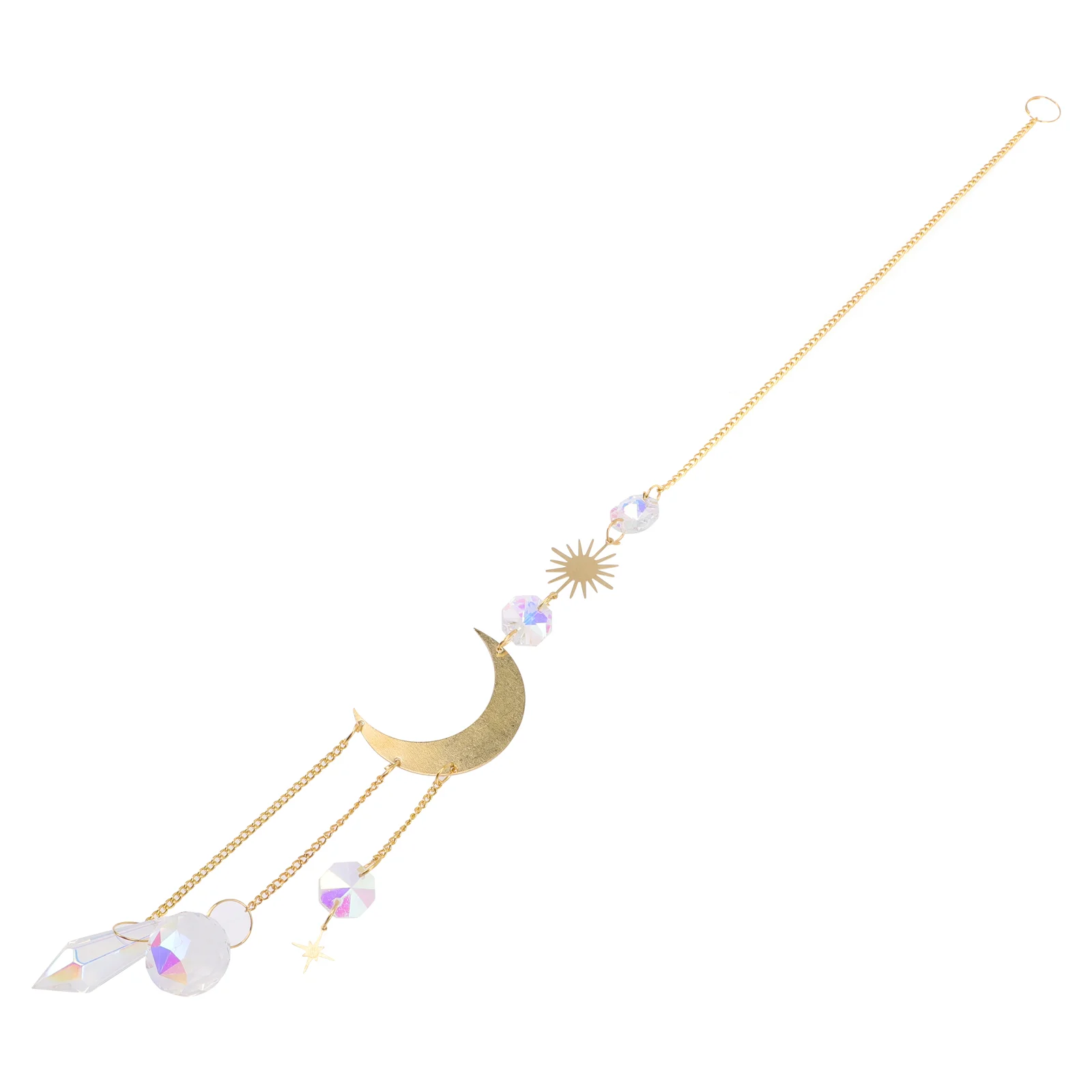 

Wind Chime Sun Catcher with Crystals Hanging Crystal for Window Hanging Pendant