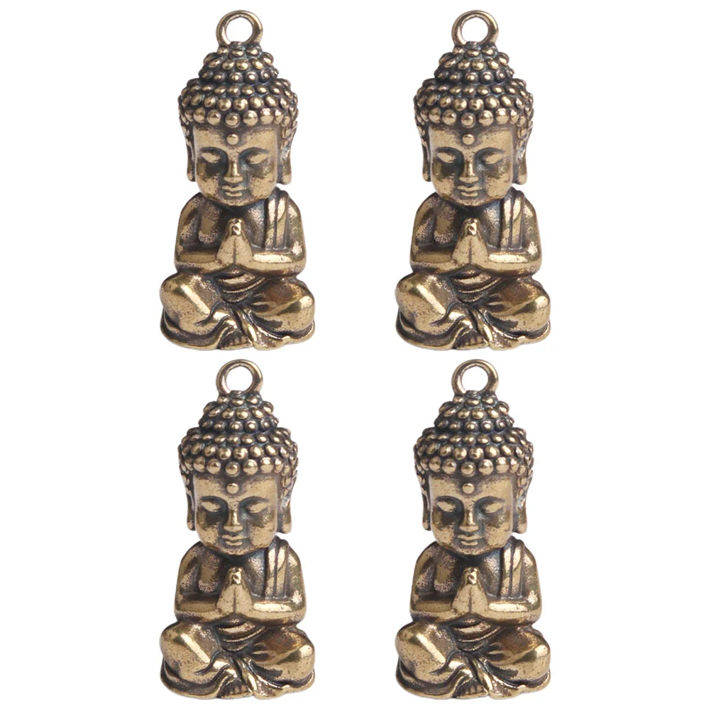 Статуя Будды в форме очарования настольная фигурка ретро брелок подвеска сделай