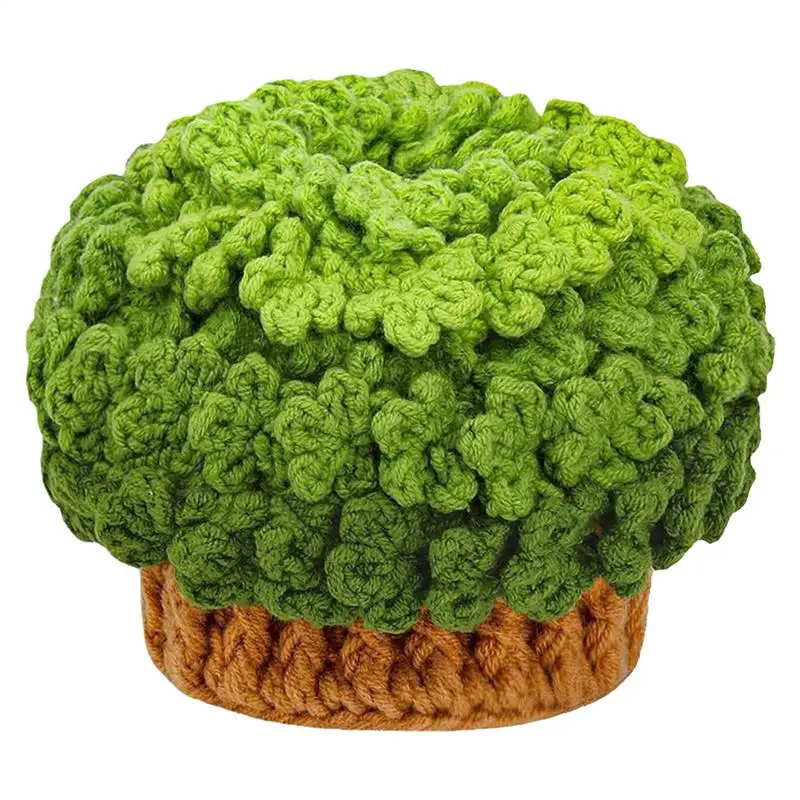 Стартовый набор для вязания крючком взрослых подставка зеленых растений ручной