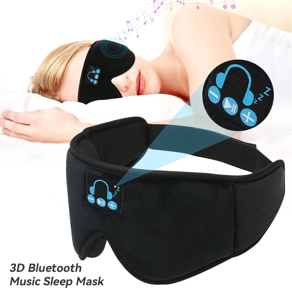 

3D Наушники Беспроводная Музыка артефакт сна дышащая умная маска для глаз Bluetooth v5.2 гарнитура звонки производители прямая поставка Новинка