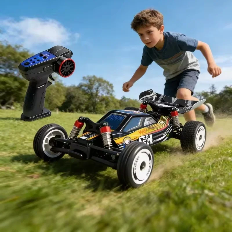 Радиоуправляемая машинка 1:24, 3-скоростная, с независимой подвеской, 2WD, 25 кмч, высокоскоростная, 2.4G, на пульте управления, для дрифта и гонок, игрушка (art.: 3920dbb94367b) - 3920dbb94367b