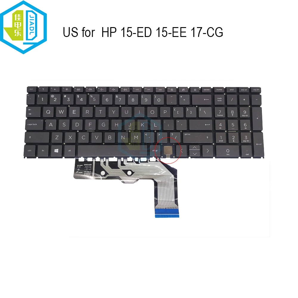 

US English Keyboard Backlight For HP 15-ED ENVY X360 15-ED000 15-AG 15-EE 17-CG 17M-CG 17T-CG TPN-W140 Laptop Backlit Keyboards
