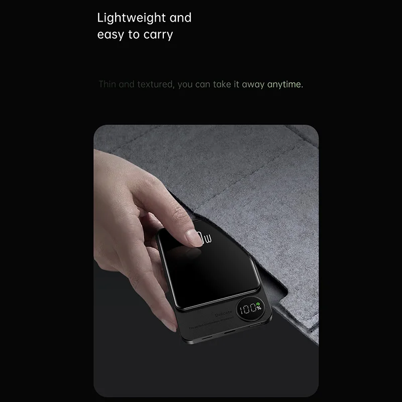 Magnetic Wireless Power Bank Fast Charger For iPhone 12 13 14 Pro Max Mini External Battery Charger Case Powerbank