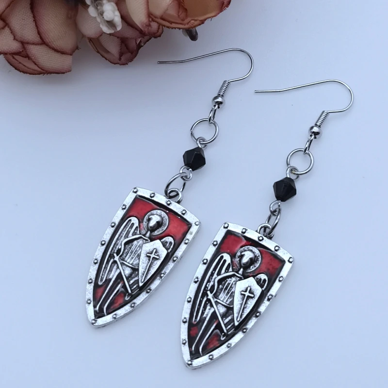 Женские Асимметричные Серьги Goth Punk Dark Style с крестообразным крючком ювелирные